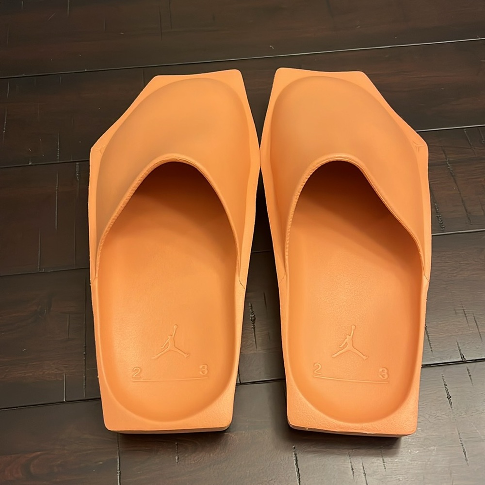 Nike Air Jordan Hex Slides Sandals Shoes DX6405 201 Amber Brown Womens Size 8 - Picture 8 of 12